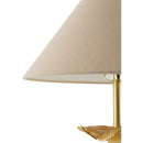 Contract furniture - Beige Linen Empire Table Lamp - www.oroatrade.com