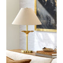 Contract furniture - Beige Linen Empire Table Lamp - www.oroatrade.com