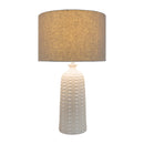 Hospitality furniture - Crackle White Ceramic Table Lamp - www.oroatrade.com