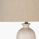 Hospitality furniture - Crackle White Ceramic Table Lamp - www.oroatrade.com