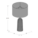 Hospitality furniture - Crackle White Ceramic Table Lamp - www.oroatrade.com