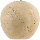 Hospitality furniture - Travertine Pleated Linen Table Lamp - www.oroatrade.com
