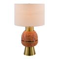 Modern European furniture - Textured Stacked Base Table Lamp - www.oroatrade.com