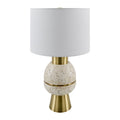 Modern European furniture - Textured Stacked Base Table Lamp - www.oroatrade.com