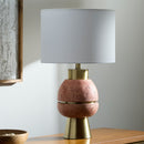 Modern European furniture - Textured Stacked Base Table Lamp - www.oroatrade.com