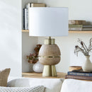 Modern European furniture - Stacked Base Accent Table Lamp - www.oroatrade.com