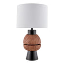 Contract furniture - Brown Stacked Base Table Lamp - www.oroatrade.com