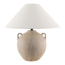 Contract furniture - Glazed Brown Ceramic Table Lamp - www.oroatrade.com