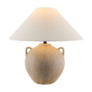 Contract furniture - Glazed Brown Ceramic Table Lamp - www.oroatrade.com