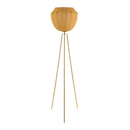 Hospitality furniture - Yellow Linen Tripod Floor Lamp - www.oroatrade.com