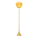 Hospitality furniture - Yellow Linen Accent Floor Lamp - www.oroatrade.com