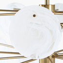 Modern European furniture - White Glass Plates Chandelier - www.oroatrade.com