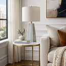Contract furniture - Faceted Ceramic Accent Table Lamp - www.oroatrade.com