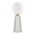 Hospitality furniture - White Glass Globe Table Lamp - www.oroatrade.com