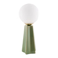 Hospitality furniture - White Glass Globe Table Lamp - www.oroatrade.com