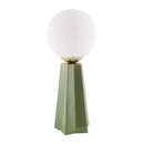 Hospitality furniture - White Glass Globe Table Lamp - www.oroatrade.com