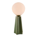 Hospitality furniture - White Glass Globe Table Lamp - www.oroatrade.com