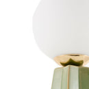 Hospitality furniture - White Glass Globe Table Lamp - www.oroatrade.com