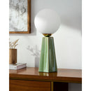 Hospitality furniture - White Glass Globe Table Lamp - www.oroatrade.com
