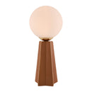 Hospitality furniture - White Glass Globe Table Lamp - www.oroatrade.com