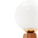 Hospitality furniture - White Glass Globe Table Lamp - www.oroatrade.com