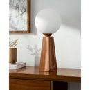 Hospitality furniture - White Glass Globe Table Lamp - www.oroatrade.com