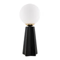 Hospitality furniture - White Glass Globe Table Lamp - www.oroatrade.com