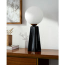 Hospitality furniture - White Glass Globe Table Lamp - www.oroatrade.com
