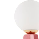 Hospitality furniture - White Glass Globe Table Lamp - www.oroatrade.com