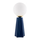 Hospitality furniture - White Glass Globe Table Lamp - www.oroatrade.com