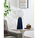Hospitality furniture - White Glass Globe Table Lamp - www.oroatrade.com