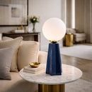 Hospitality furniture - White Glass Globe Table Lamp - www.oroatrade.com