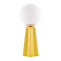 Hospitality furniture - White Glass Globe Table Lamp - www.oroatrade.com