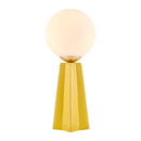 Hospitality furniture - White Glass Globe Table Lamp - www.oroatrade.com