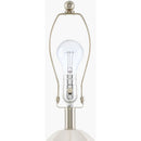 Modern European furniture - Glazed Ceramic Linen Table Lamp - www.oroatrade.com