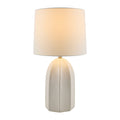 Modern European furniture - Glazed Ceramic Linen Table Lamp - www.oroatrade.com