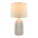 Modern European furniture - Glazed Ceramic Linen Table Lamp - www.oroatrade.com