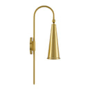 Hospitality furniture - Gold Conical Wall Lamp - www.oroatrade.com