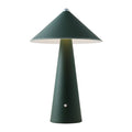 Modern European furniture - Brushed Leather Accent Table Lamp - www.oroatrade.com