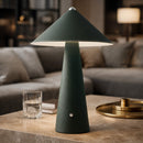 Modern European furniture - Brushed Leather Accent Table Lamp - www.oroatrade.com