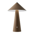 Modern European furniture - Brushed Leather Accent Table Lamp - www.oroatrade.com