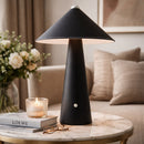 Modern European furniture - Brushed Leather Accent Table Lamp - www.oroatrade.com