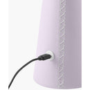 Modern European furniture - Brushed Leather Accent Table Lamp - www.oroatrade.com