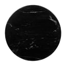 Modern European furniture - Reeded Wood Marble End Table - www.oroatrade.com