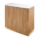 Modern European furniture - Reeded Wood 2-Door Cabinet - www.oroatrade.com