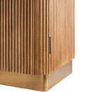 Modern European furniture - Reeded Wood 2-Door Cabinet - www.oroatrade.com