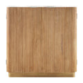 Modern European furniture - Reeded Wood 2-Door Cabinet - www.oroatrade.com