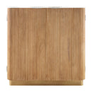 Modern European furniture - Reeded Wood 2-Door Cabinet - www.oroatrade.com