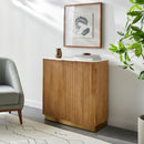 Modern European furniture - Reeded Wood 2-Door Cabinet - www.oroatrade.com