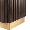 Modern European furniture - Reeded Wood 2-Door Cabinet - www.oroatrade.com